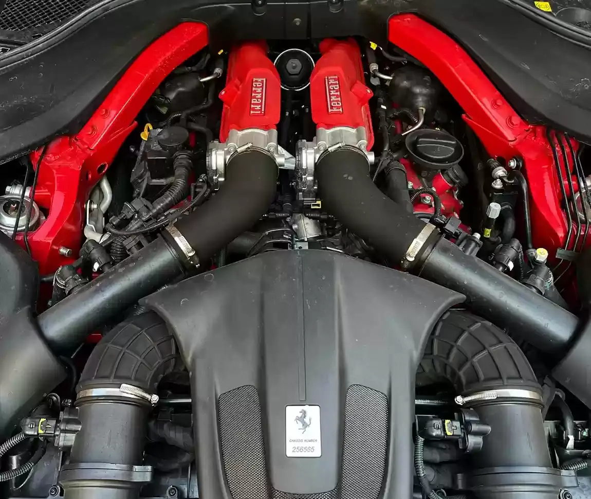 Ferrari Portofino M 2023, extérieur — Super Car Rental Switzerland, Switzerland. Ferrari Portofino M in Switzerland La Ferrari Portofino M 2023 est proposée à la location…