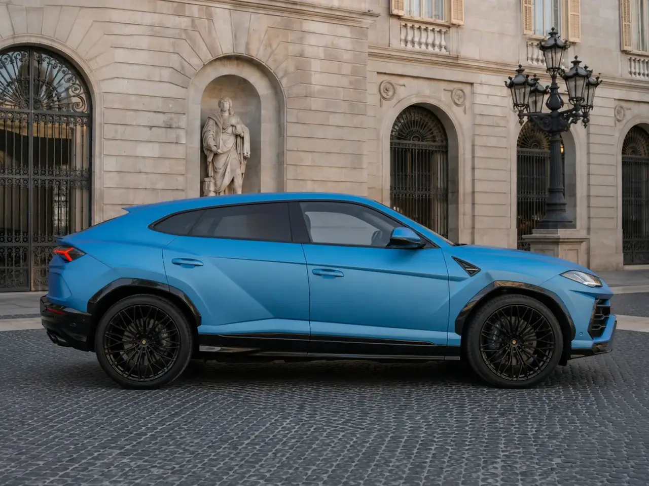 Lamborghini Urus SE 2025, Heckansicht — Super Car Rental Switzerland, Switzerland. Lamborghini Urus SE in Switzerland Der Lamborghini Urus SE, Baujahr 2025, ist als SUV mit…