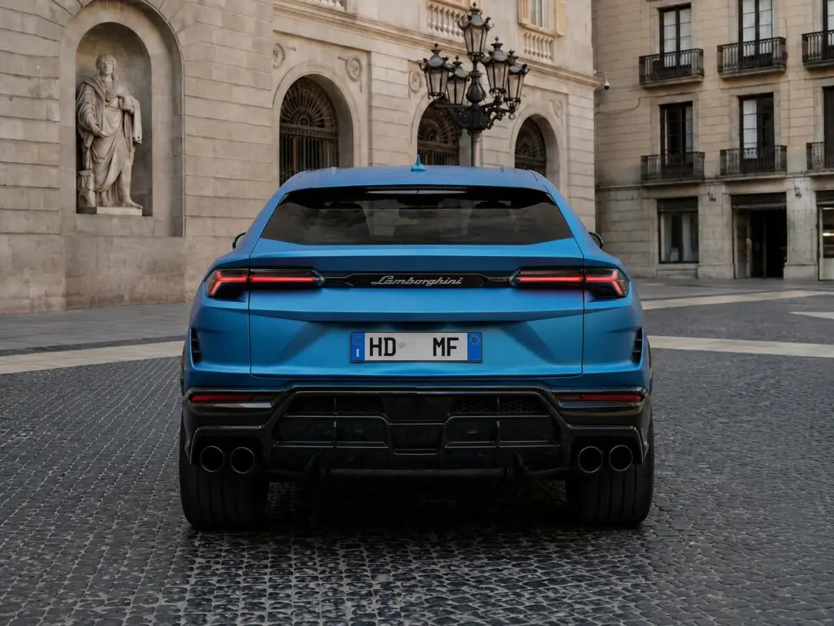 Lamborghini Urus SE 2025, Innenraum — Super Car Rental Switzerland, Switzerland. Lamborghini Urus SE in Switzerland Der Lamborghini Urus SE, Baujahr 2025, ist als SUV mit…