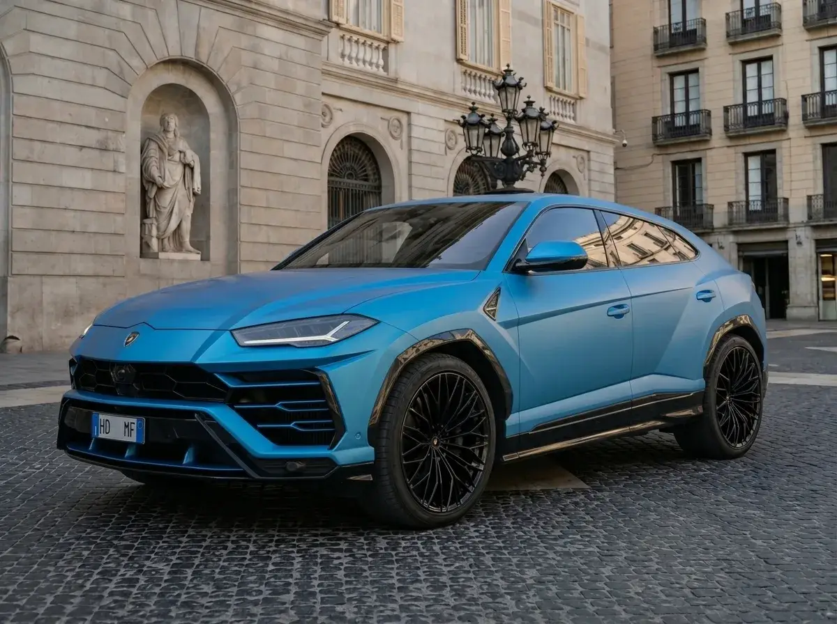 Lamborghini Urus SE 2025, Außenansicht — Super Car Rental Switzerland, Switzerland. Lamborghini Urus SE in Switzerland Der Lamborghini Urus SE, Baujahr 2025, ist als SUV mit…