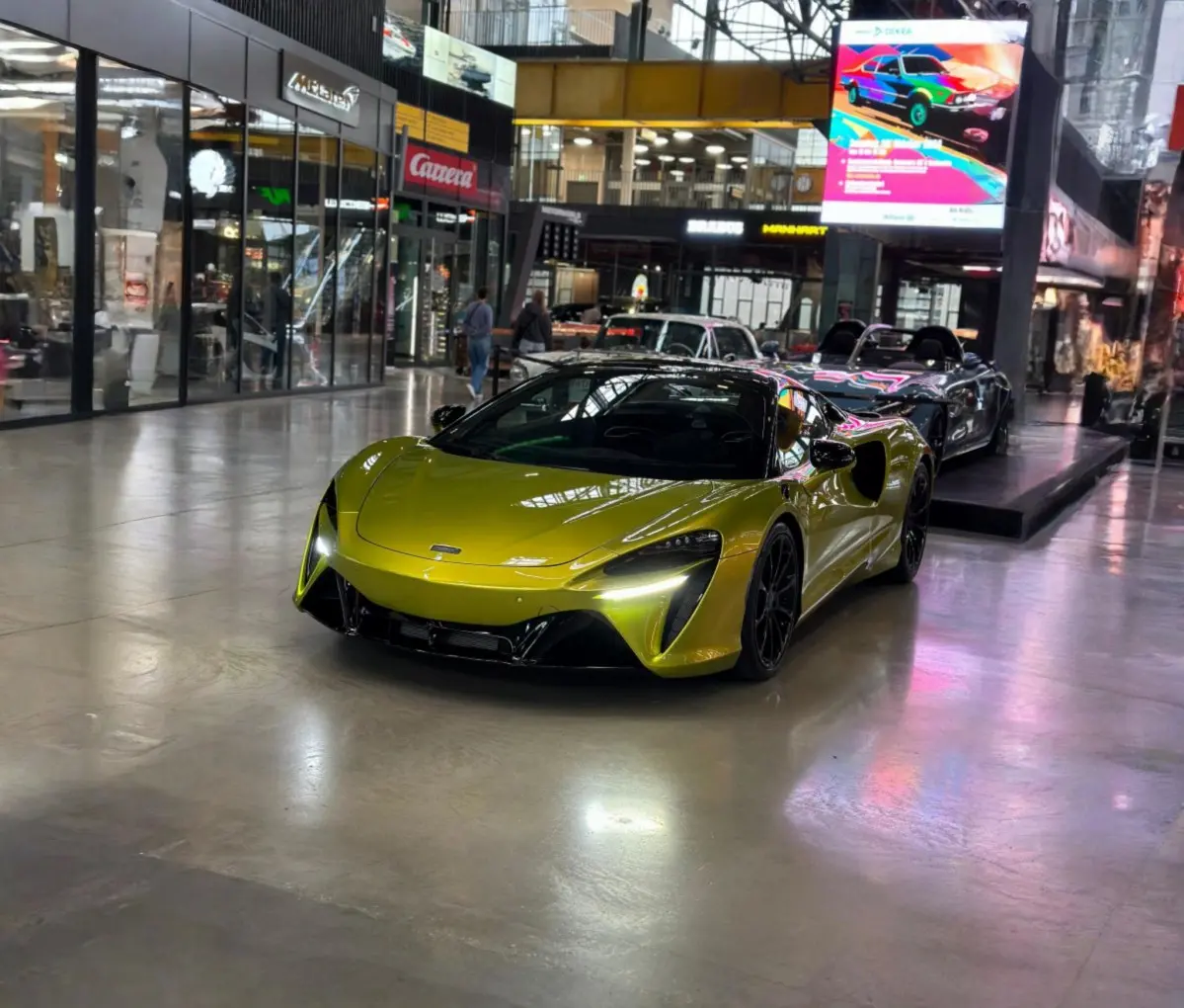 McLaren Artura Spider 2024, interior — Super Car Rental Switzerland, Switzerland. McLaren Artura Spider in Switzerland The McLaren Artura Spider is available to rent in…