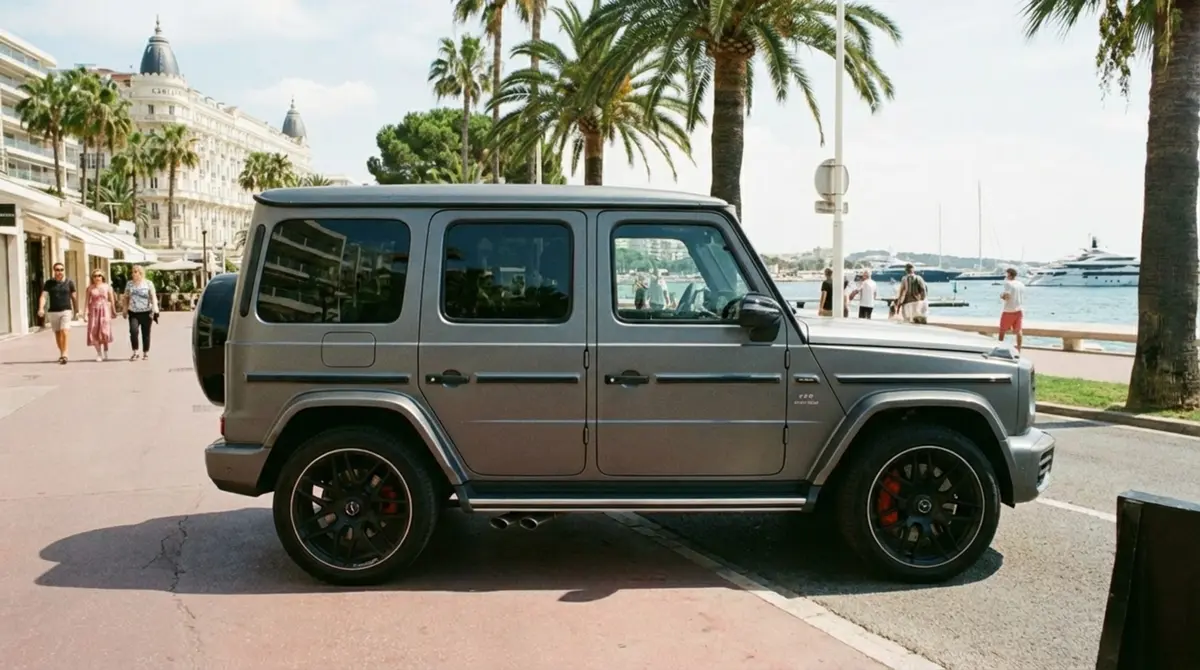 Mercedes Benz G63 2023, exterior — Super Car Rental Switzerland, Switzerland. Mercedes Benz G63 in Switzerland The Mercedes Benz G63 2023 is available to rent in…