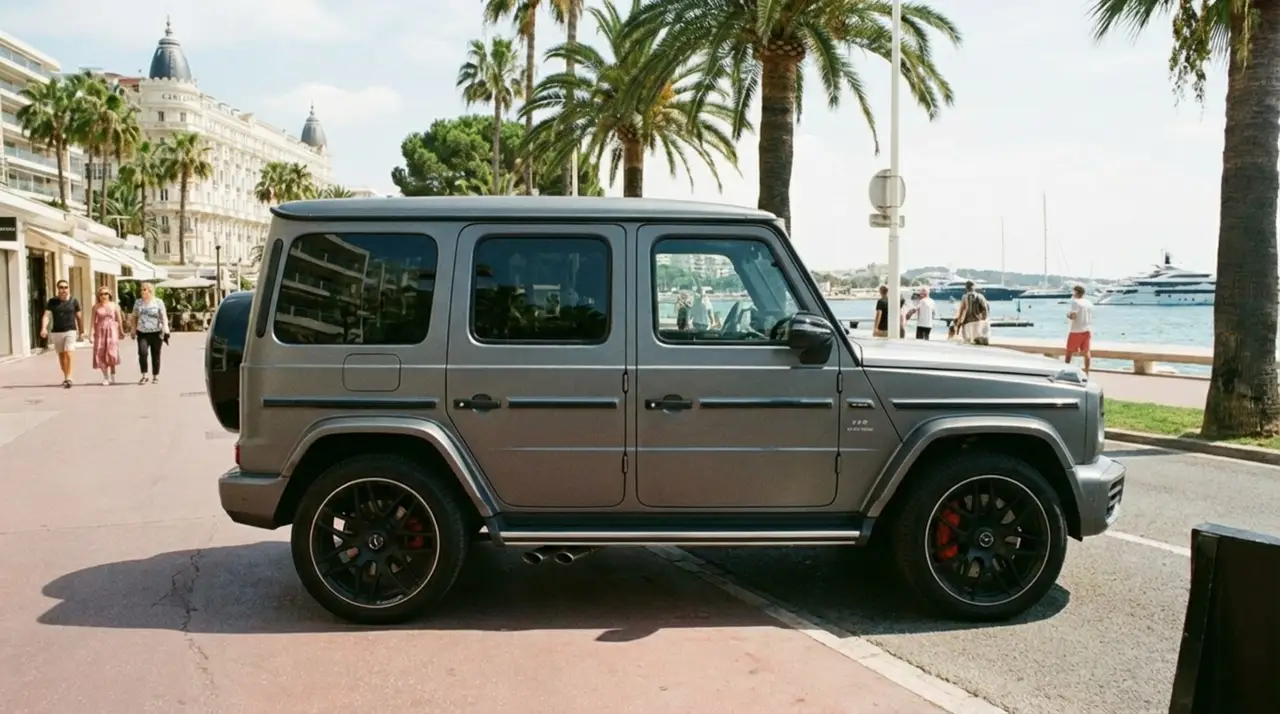 Mercedes Benz G63 2023, exterior — Super Car Rental Switzerland, Switzerland. Mercedes Benz G63 in Switzerland The Mercedes Benz G63 2023 is available to rent in…