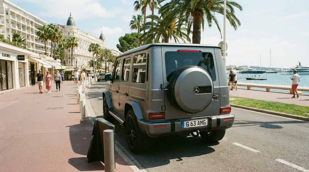 Mercedes Benz G63 2023, front view — Super Car Rental Switzerland, Switzerland. Mercedes Benz G63 in Switzerland The Mercedes Benz G63 2023 is available to rent in…