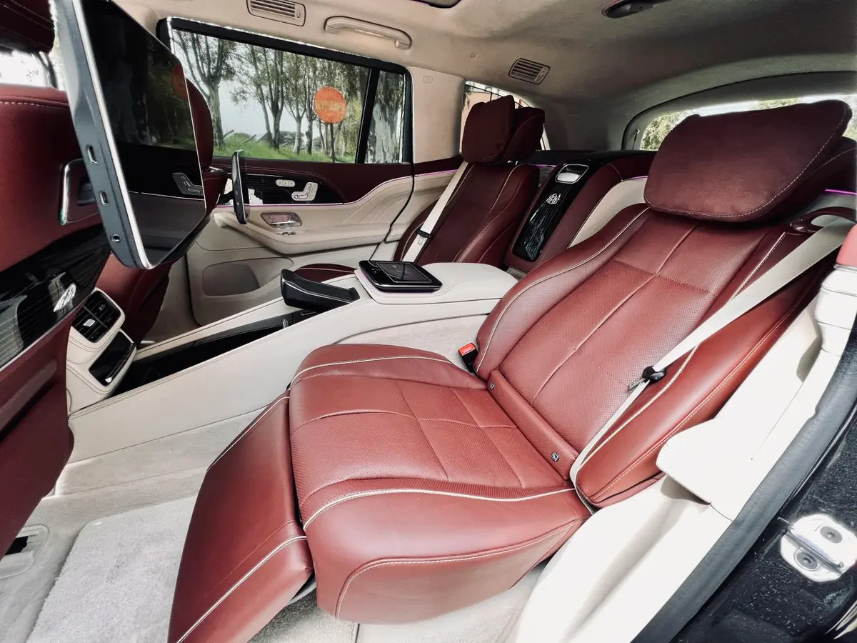 Mercedes Benz GLS Maybach 2022, interior — Super Car Rental Switzerland, Switzerland. Mercedes Benz GLS Maybach in Switzerland The Mercedes Benz GLS Maybach 2022 is available…