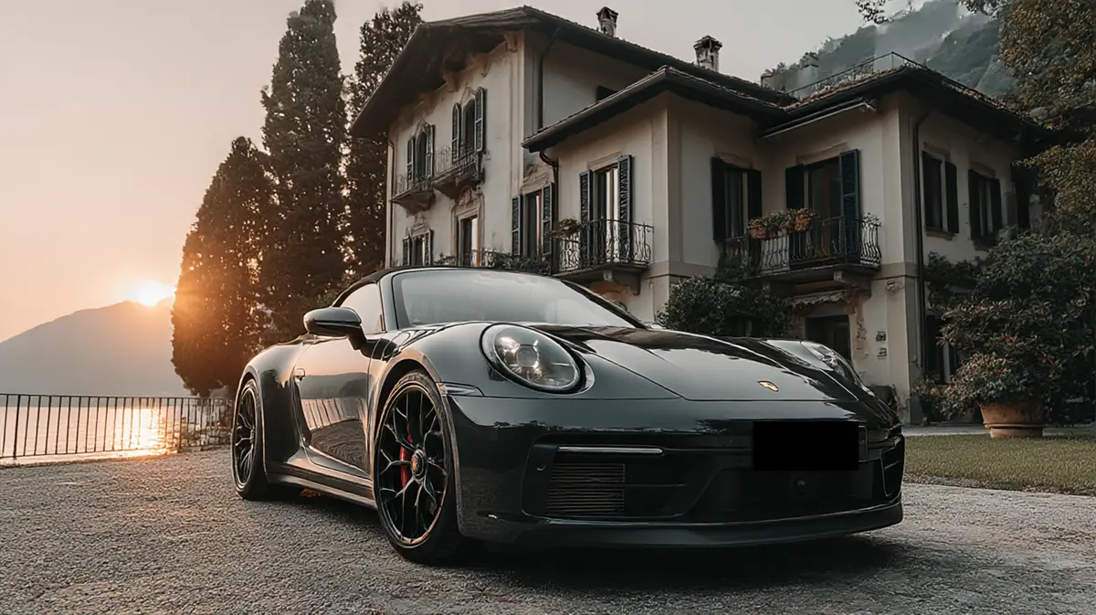 Porsche 992 Carrera 4 GTS Cabrio 2024, vue arrière — Super Car Rental Switzerland, Switzerland. Porsche 992 Carrera 4 GTS Cabrio in Switzerland La Porsche 992 Carrera 4 GTS Cabrio 2024…