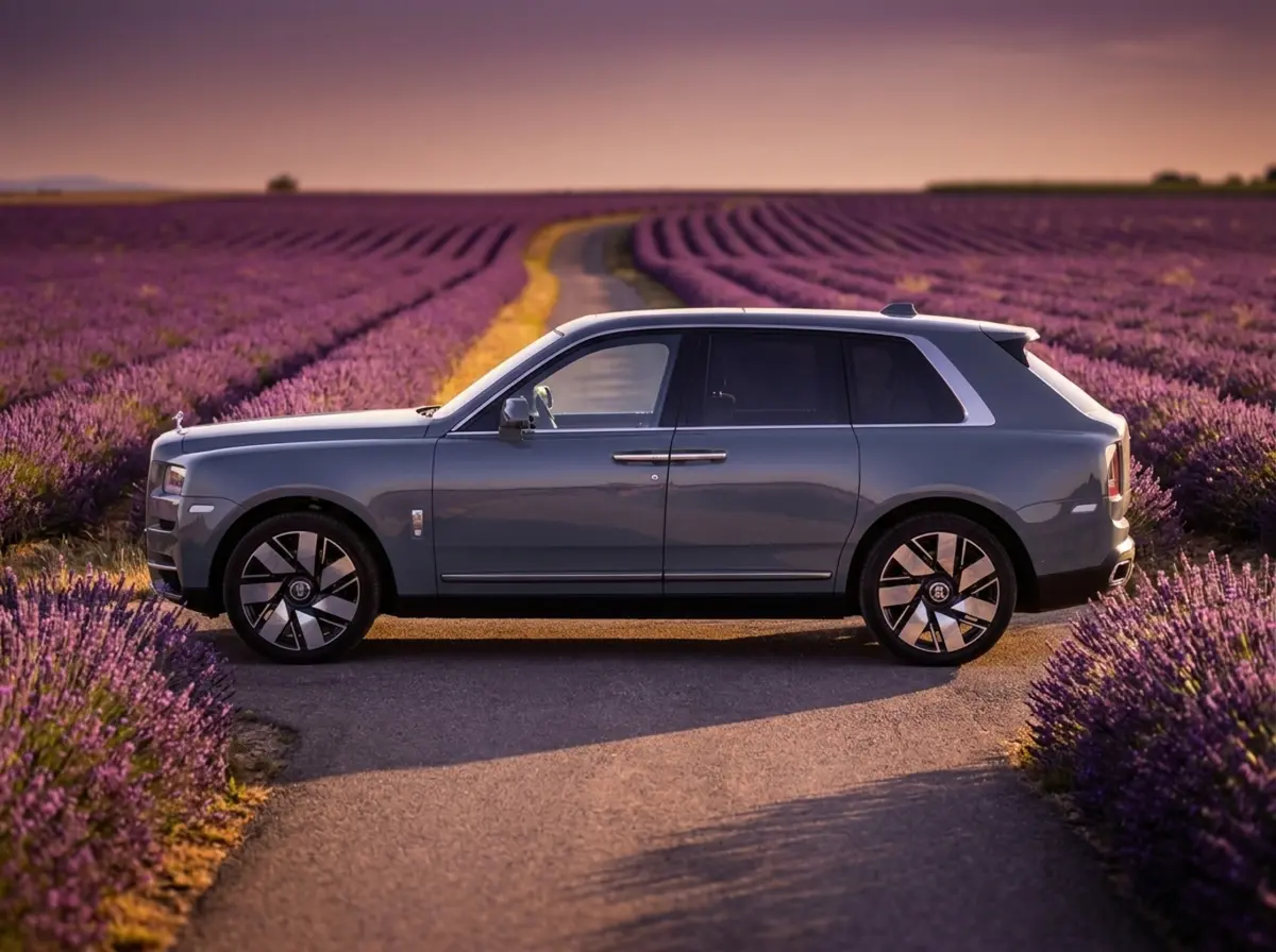 Rolls-Royce Cullinan 2025, Außenansicht — Super Car Rental Switzerland, Switzerland. Rolls-Royce Cullinan 2025 in Switzerland Der Rolls-Royce Cullinan 2025 steht in…