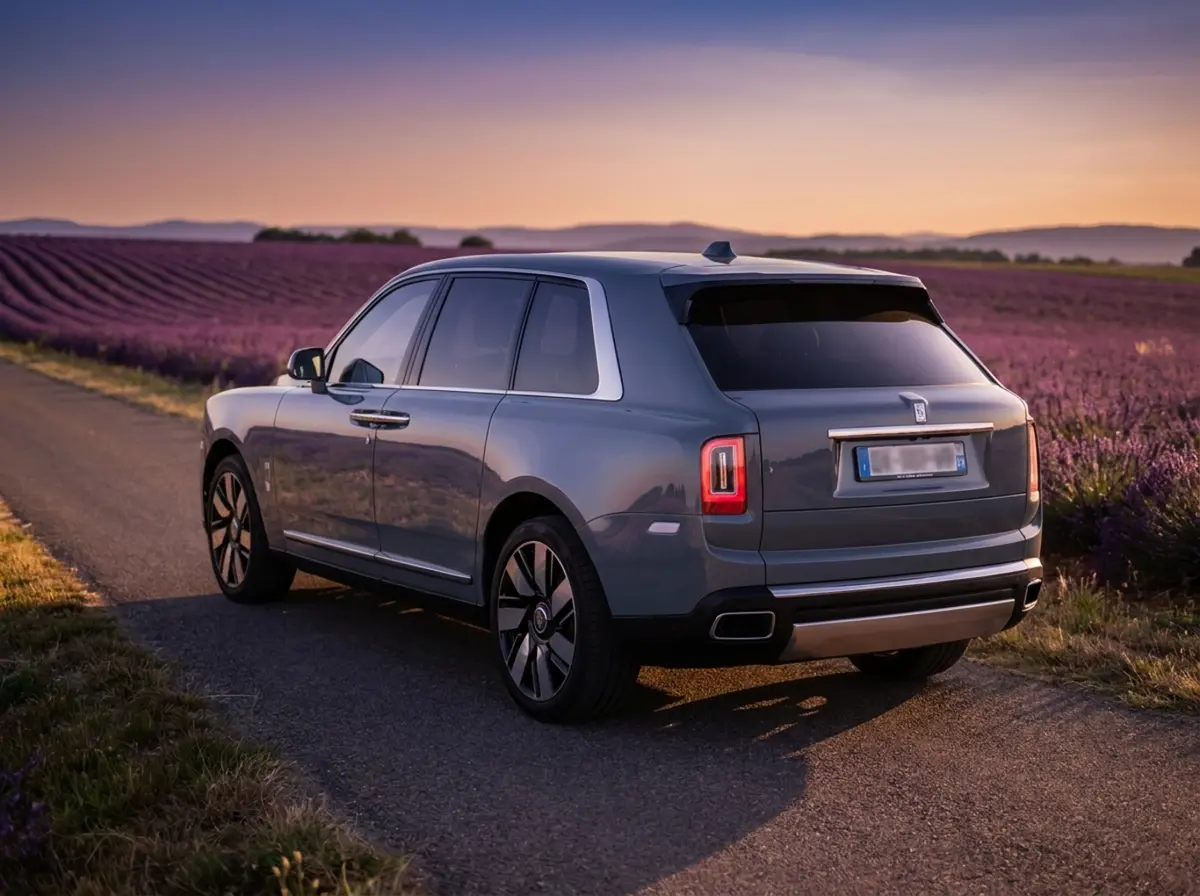 Rolls-Royce Cullinan 2025, Frontansicht — Super Car Rental Switzerland, Switzerland. Rolls-Royce Cullinan 2025 in Switzerland Der Rolls-Royce Cullinan 2025 steht in…