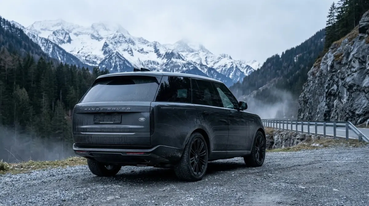 Rover Range Rover Autobiography P530 2026, vue avant — Super Car Rental Switzerland, Switzerland. Rover Range Rover Autobiography P530 in Switzerland Le Rover Range Rover Autobiography…