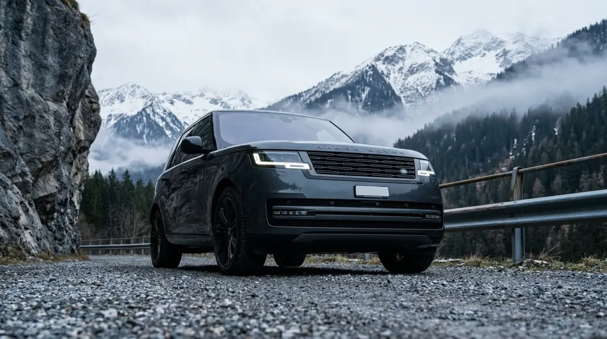 Rover Range Rover Autobiography P530 2026, vue arrière — Super Car Rental Switzerland, Switzerland. Rover Range Rover Autobiography P530 in Switzerland Le Rover Range Rover Autobiography…