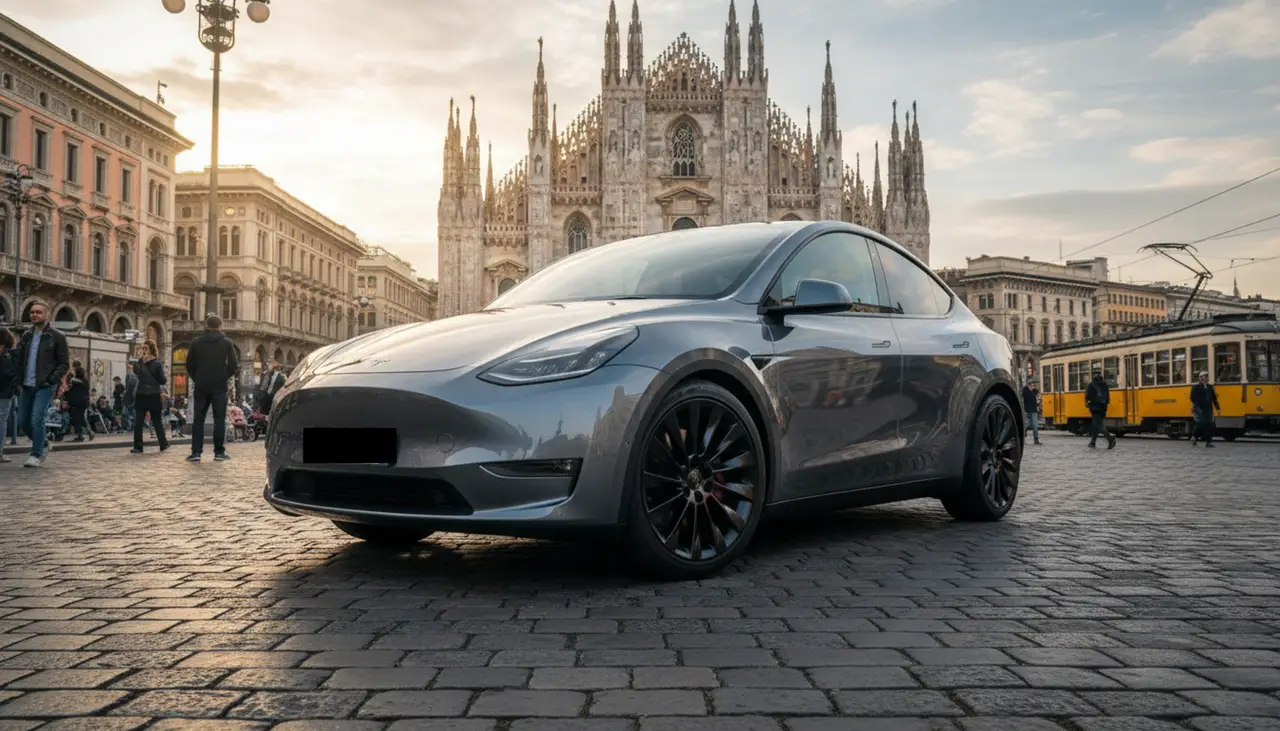 Tesla Model Y Long Range 2023 — Super Car Rental Switzerland, Switzerland. Tesla Model Y Long Range in Switzerland Der Tesla Model Y Long Range aus dem Jahr 2023…