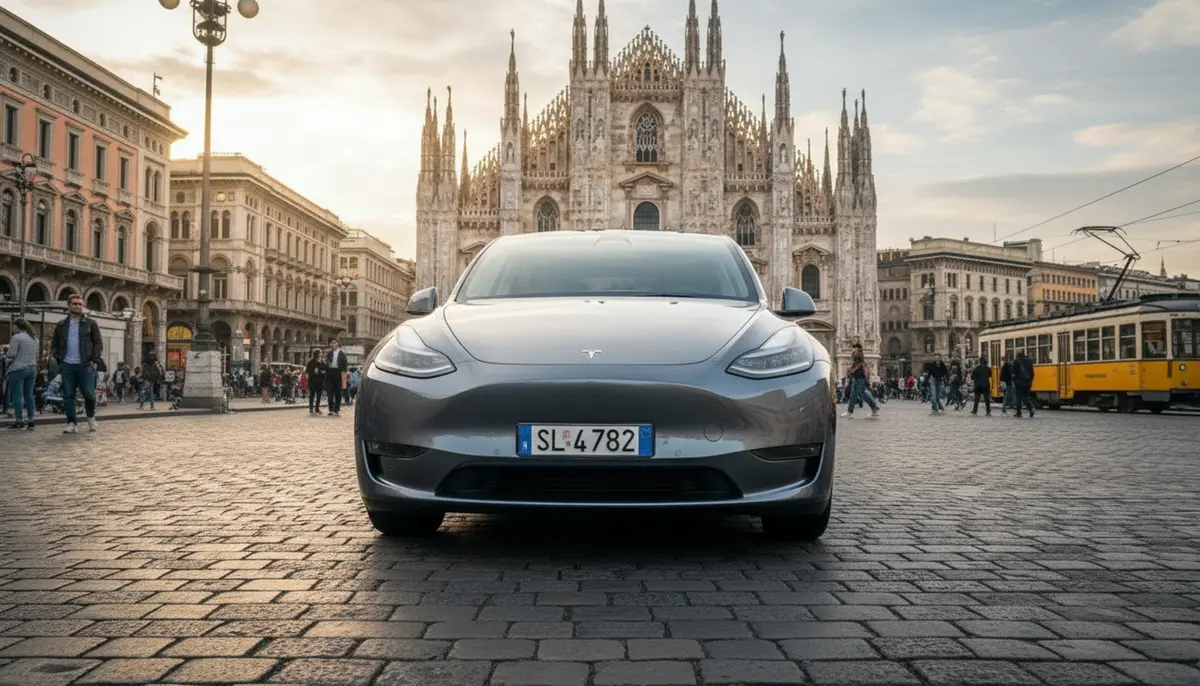 Tesla Model Y Long Range 2023, Frontansicht — Super Car Rental Switzerland, Switzerland. Tesla Model Y Long Range in Switzerland Der Tesla Model Y Long Range aus dem Jahr 2023…